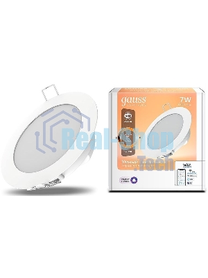 Светильник светодиодный ДВО-7Вт Smart Home DIM Gauss