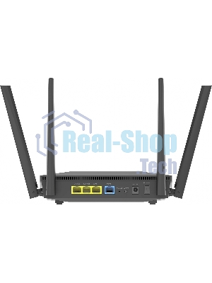 Роутер беспроводной Asus RT-AX52 AX1800 10/100/1000BASE-TX черный