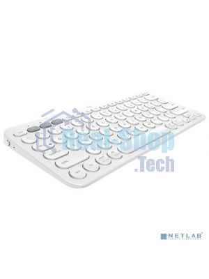 Клавиатура беспроводная Logitech K380, Bluetooth, белый