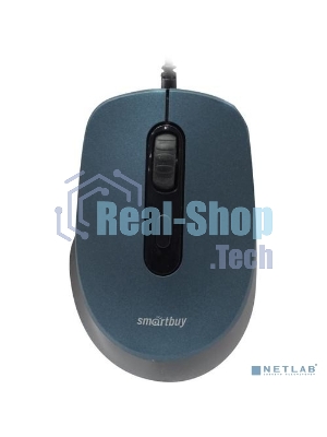 Мышь проводная беззвучная Smartbuy ONE 265-B синяя / 40 SBM-265-B