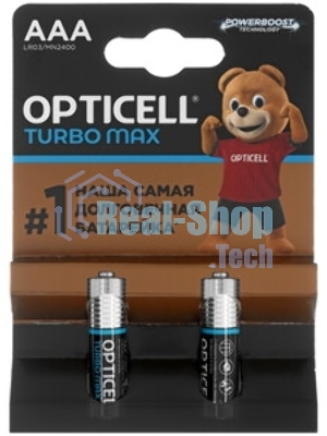Батарея Opticell Turbo MAX LR03 AAA (2шт) блистер