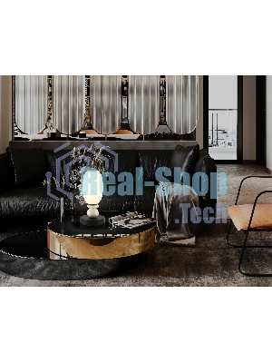 Светильник Ambrella light LH53154 BK/WH черный/белый 6W 3000K D120*260