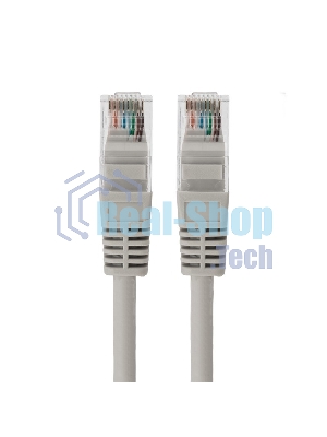 Пaтч-корд U/UTP Rexant, cat.5e, RJ45-RJ45, неэкранированный, LSZH серый, 0,5м
