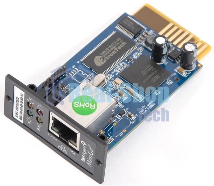 Модуль-SNMP DL 801 SKAT UPS-1000 RACK/3000 RACK Мониторинг и упр-е по Ethernet SNMP module DL 801 SKAT UPS-1000 RACK/3000 RACK Monitoring and control via Ethernet