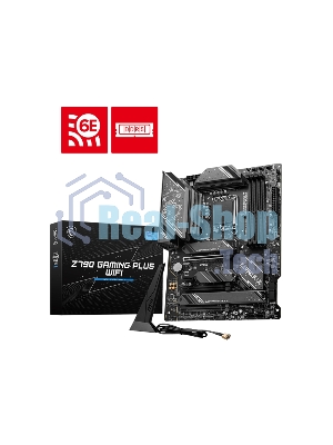 Материнская плата MSI Z790 GAMING PLUS WIFI, LGA 1700, 4xDDR5, 1xPCIe 5.0 x16, 1xPCIe 4.0 x16, 4xM.2, 6xSATA, 1xHDMI, 1xDP, 2.5 Gigabit Ethernet, 7.1 аудио, ATX
