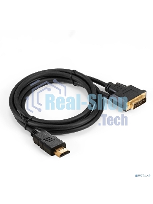 Кабель HDMI-DVI-D ExeGate EX-CC-HDMIM-DVI2M-2.0 (19M/(24+1)M, dual link, 2м, позолоченные контакты)