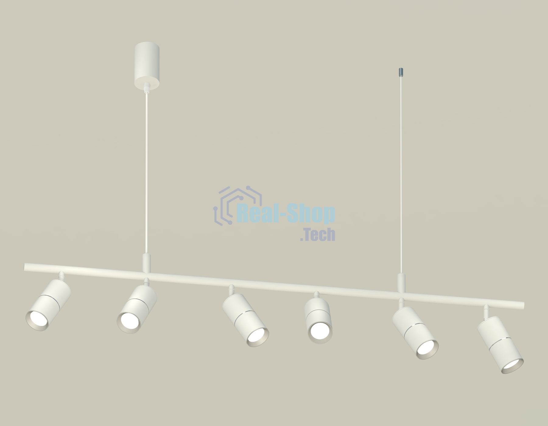 Светильник Ambrella light XB9005100/6 SWH/PSL белый песок/серебро полированное MR16 GU5.3 (С9005, С6301, A2060, N6104)
