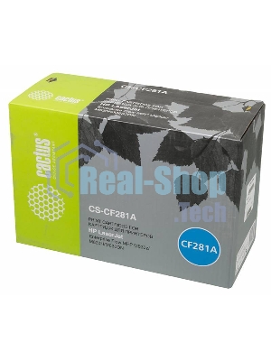 Картридж лазерный Cactus CS-CF281A черный (10500 стр.) для HP LJ Enterprise M630
