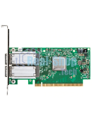 Сетевая карта Infiniband ConnectX®-5 Ex VPI adapter card, EDR IB (100Gb/s) and 100GbE, dual-port QSFP28, PCIe4.0 x16, tall bracket