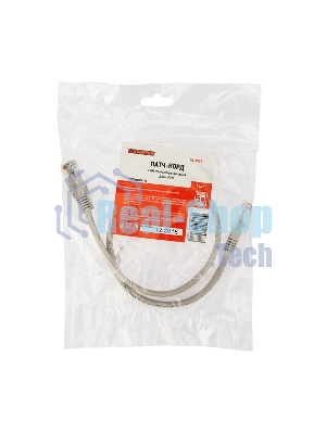 Пaтч-корд U/UTP Rexant, cat.5e, RJ45-RJ45, неэкранированный, LSZH серый, 0,5м