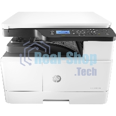 МФУ лазерное HP LaserJet MFP M438n (8AF43A), A3, ч/б, печ. до 22 стр/мин. (А4) до 12 стр/мин. (А3), 1200 x 1200 dpi (печать), 600x600dpi (скан.), USB, RJ-45