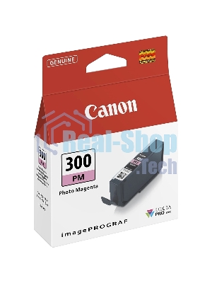Картридж струйный Canon PFI-300 PM EUR/OCN пурпурный (magenta) (530 стр.) для Canon imagePROGRAF PRO-300