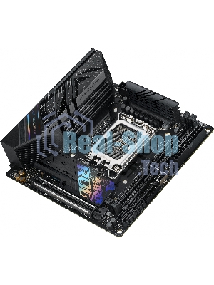 Материнская плата ASUS ROG STRIX B760-I GAMING WIFI, LGA 1700, Intel B760, 2xDDR5, 4xSATA, 2xM.2, 1xPCIe 5.0 x16, 1xHDMI, 1xDP, 1x 2.5Gb LAN, 3xUSB-A 2.0, 3xUSB-A 3.2 Gen 1, 1xUSB-C 3.2 Gen 1, 1xUSB-C 3.2 Gen 2x2, 5x3.5 мм, 7.1, Mini-ITX