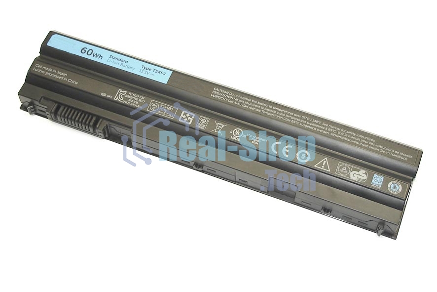 Аккумуляторная батарея для ноутбука Dell Latitude E6420 60Wh T54F3 черный