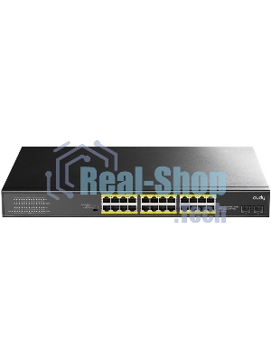 Коммутатор Cudy GS1028PS2, 24×1 Гбит/с, 2×1 Гбит/с SFP