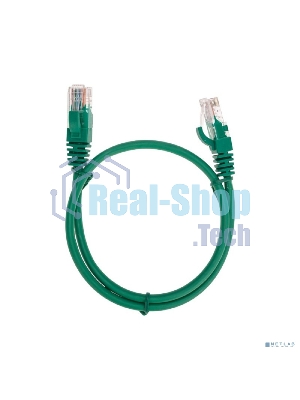 Патч-корд U/UTP Rexant cat.5e, RJ45-RJ45, 26AWG, ZH нг(А)-HF, зеленый, 0,5 м