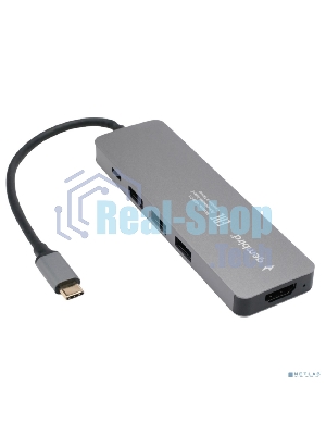 USB-концентратор Gembird UHB-D1, USB Type-C, USB/USB Type-C/PD100W/HDMI, USB Type-C