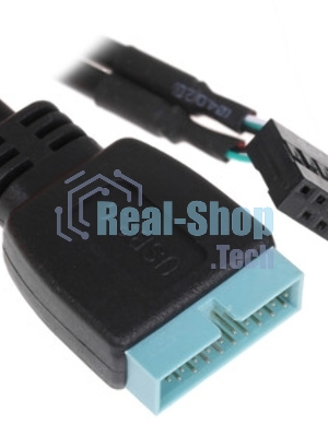 Кабель Cablexpert Внутренний USB2 - USB3 кабель, 9pin/19pin, 0.3m (CC-U3U2-01)