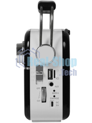Радиоприемник SVEN SRP-505 (4 Вт, FM/AM/SW, USB, SD/microSD, Bluetooth, 1200 мА·ч)черный
