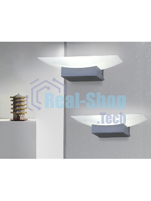 Настенный светодиодный светильник с акрилом Ambrella light FW199 SGR серый песок LED 4200K 5W 200*75*90