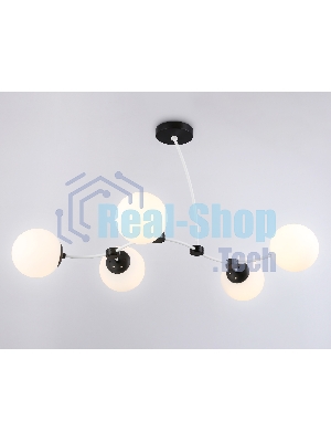 Светитльник Ambrella Light TR2546/5 WH/BK белый/черный E27/5 max 60W 950*600*450