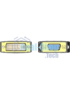 Адаптер-переходник Vention DVI-I 24+5M/VGA 15F