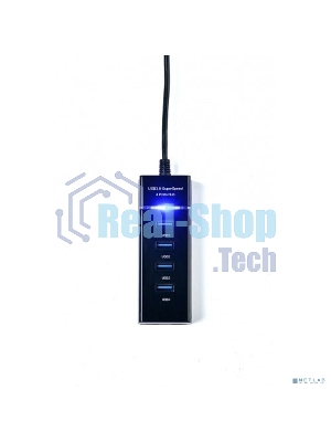 Разветвитель USB KS-is KS-728 4 порт. черный