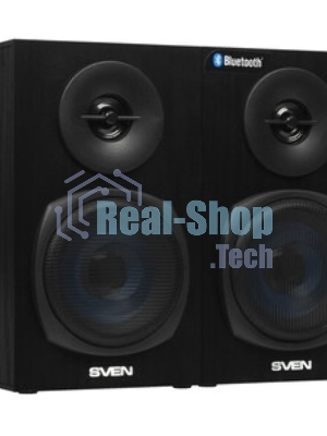 Акустическая система 2.0 SVEN SPS-576 черные (2x4W, Bluetooth, дерево)