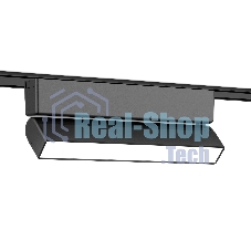 Светильник трековый светодиодный GV1486 BK черный IP20 10W 4200K 48V 230*26*80