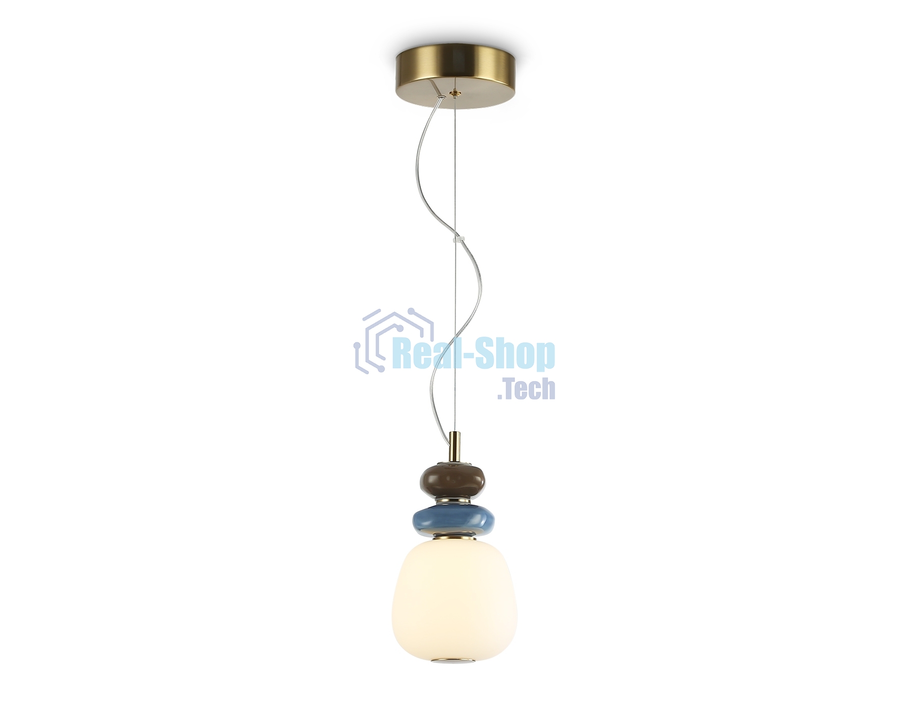 Светильник Ambrella light LH53161 SB/WH бронза/белый 8W 3000K D140*1400