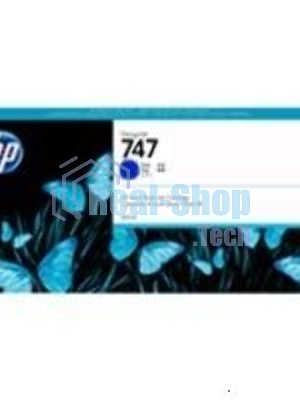 Картридж струйный HP 747 хроматический синий, для HP DesignJet Z9+ 300-ml