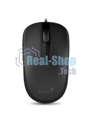 Мышь проводная Genius DX-120 черный, 1000 dpi, USB, кнопки - 3