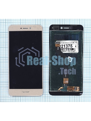 Дисплей для Huawei Honor 8 Lite золотистый