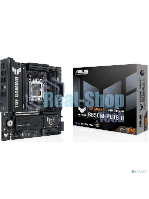 Материнская плата ASUS TUF GAMING B850M-PLUS II AM5 mATX 4хDDR5 PCIEx16 PCIEx1 USB-C DP HDMI 3xM.2 2.5GLAN 