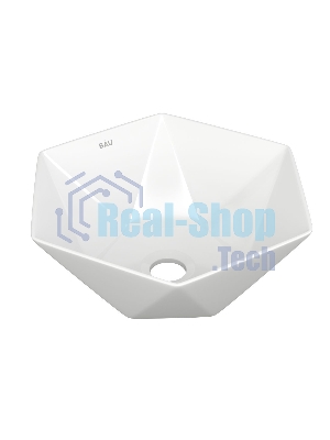 Тумба Bau Dream Blackwood 50 графит, раковина BAU Crystal 40х40, смеситель для раковины высокий Hotel Still, нержавеющая сталь, выпуск клик клак, хром