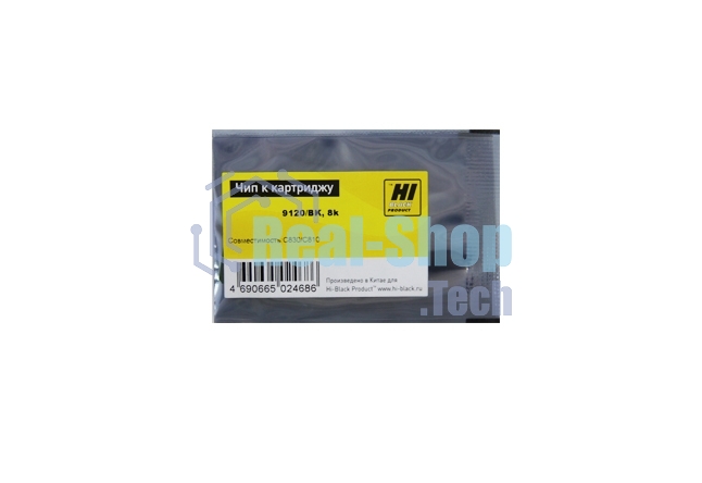 Чип Hi-Black к картриджу Oki C810/C830BK 8k