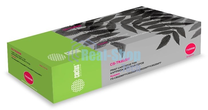 Картридж лазерный Cactus CS-TK895M пурпурный (6000 стр.) для Kyocera Mita FS C8020/C8020MFP/C8025/C8025MFP