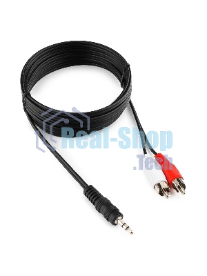 Кабель аудио Gembird/Cablexpert Jack3.5/2xRCA, 2.5м