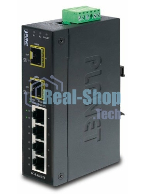 Коммутатор IGS-10020MT индустриальный управляемый коммутатор IP30 Industrial 8* 1000TP + 2* 100/1000F SFP Full Managed Ethernet Switch (-40 to 75 degree C), 1588