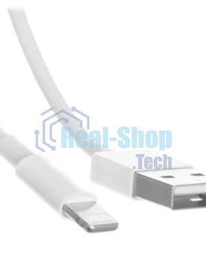 Кабель USB 2.0 hoco X1, AM/Lightning, белый, 2м