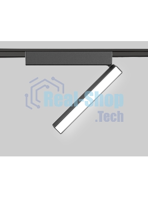 Светильник трековый светодиодный GV1486 BK черный IP20 10W 4200K 48V 230*26*80