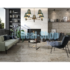 Люстра Ambrella light LH75051/5 BS/GN латунь/зеленый E14*5 max 40W D700*580