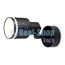 Накладной поворотный спот с выключателем Ambrella light TA1282 BK черный GU10 max 12W 100*55*132