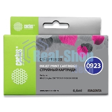 Картридж струйный Cactus CS-EPT0923 (T0923) пурпурный (6,6 мл) для Epson Stylus C91/CX4300/T26/T27/TX106 Картридж струйный Cactus CS-EPT0923 (T0923) пурпурный (6,6 мл) для Epson Stylus C91/CX4300/T26/T27/TX106