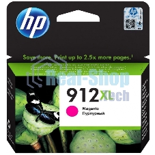 Картридж струйный HP 912XL 3YL82AE пурпурный (825 стр.) для HP OfficeJet 801x/802x