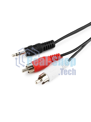 Кабель аудио Gembird/Cablexpert Jack3.5/2xRCA, 2.5м