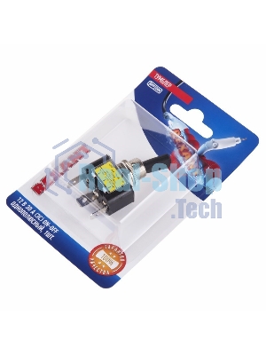 Тумблер Rexant 12V 30А (3c) ON-OFF однополюсныйс красной LED подсветкой (ASW-07D-2) (в упак. 1шт.)