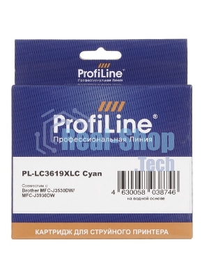 Картридж струйный ProfiLine PL-LC3619XLBK для принтеров Brother MFC-J2330DW/J2730DW/J3530DW/J3930DW с чернилами Black