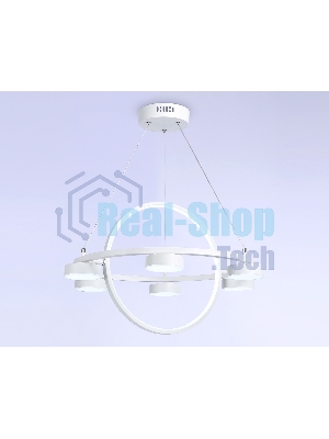 Светильник Ambrella light FL51772/2+6 WH белый 3000K/4200K/6400K 58W D600/380*1200 (ПДУ ИК)