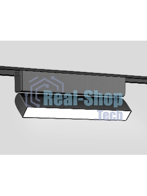 Светильник трековый светодиодный GV1486 BK черный IP20 10W 4200K 48V 230*26*80